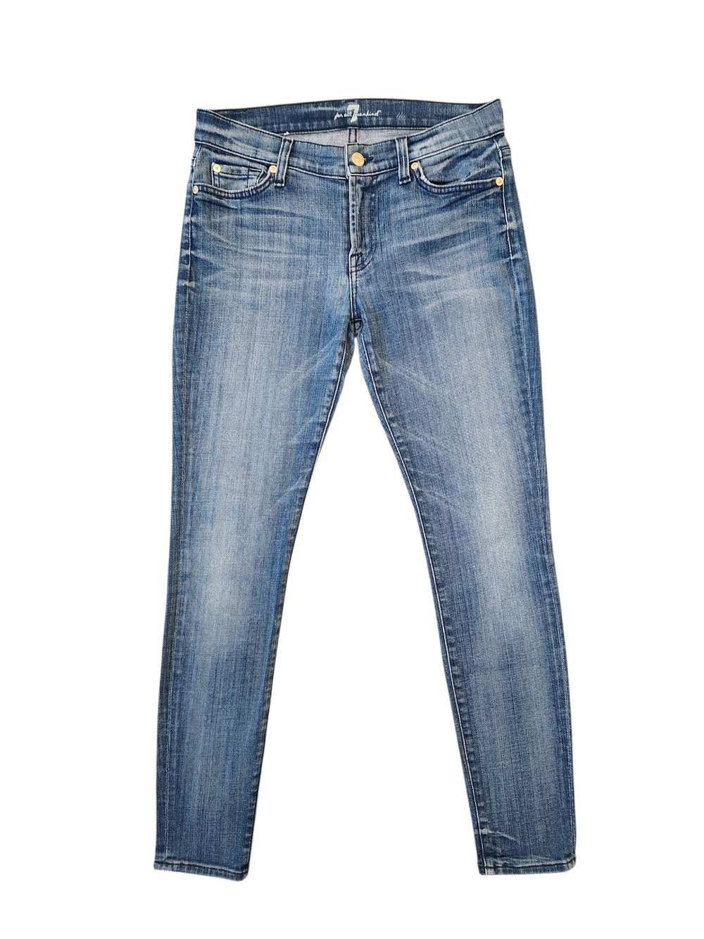 Classic Medium Wash Skinny Jeans